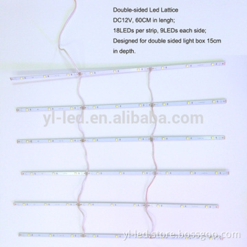 double sided led lattice 5050 for Backlighting Applications, LED ladder for light box